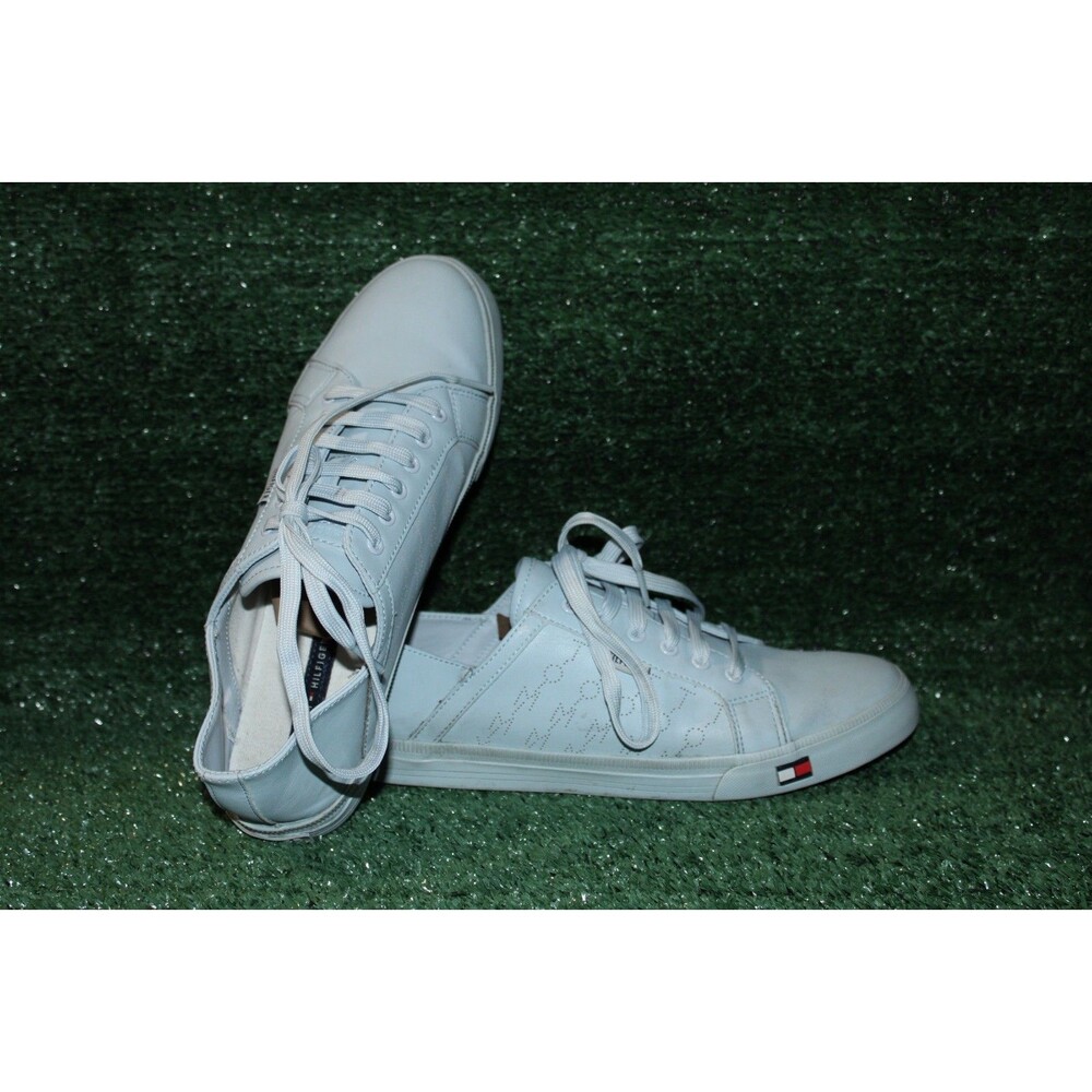 Tommy Hilfiger Womens TWLAMONTE-R Tennis Shoes Light Blue Casual *READ*